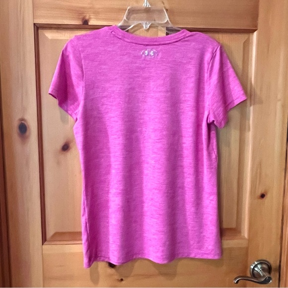 Pink Under Armour performance crewneck tee - Picture 3 of 4